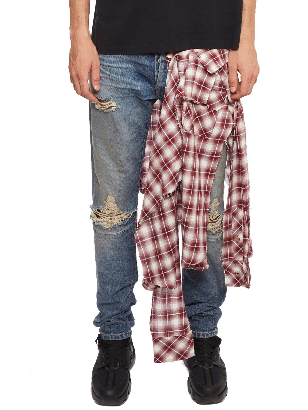 Ben Taverniti Unravel Jeans With Shirt