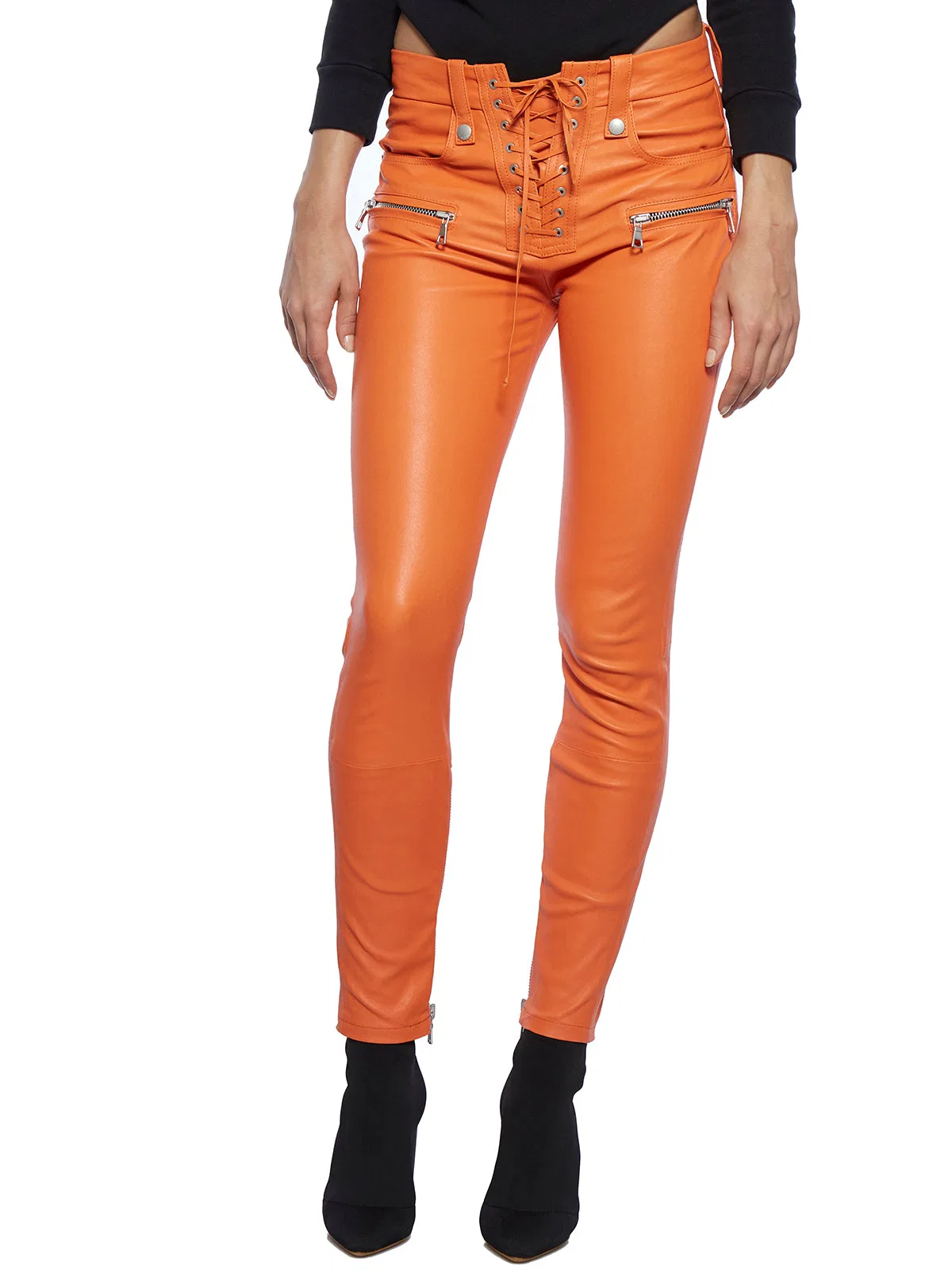 Ben Taverniti Unravel Skinny Lace Up Pants