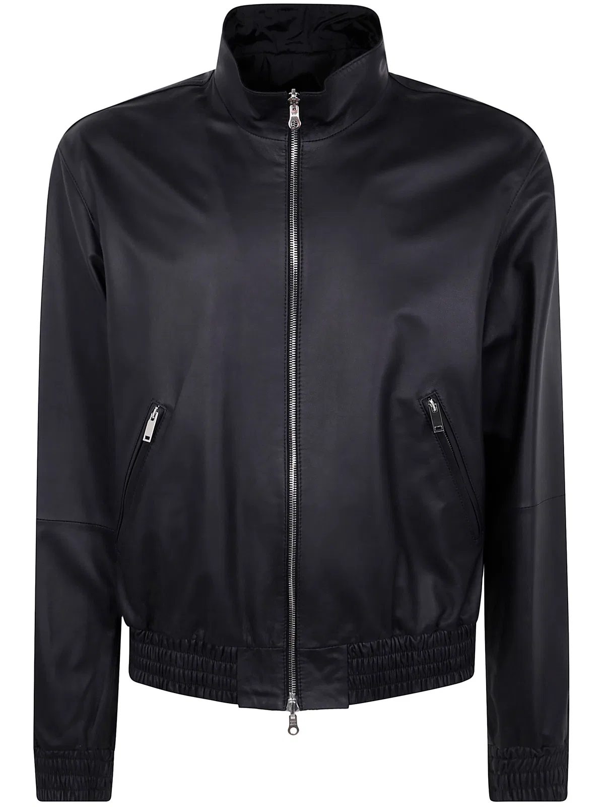 Desa Leather Reversible Bomber Jacket