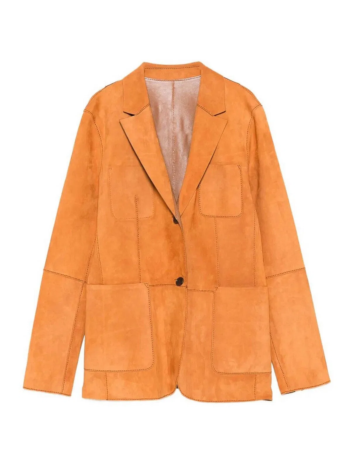 Desa Reversible Leather Blazer