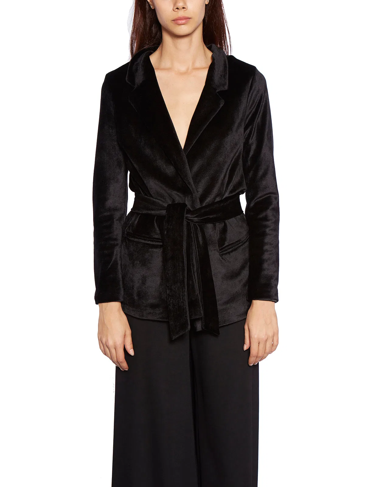 Andrea Ya'aqov Jacket With Chenille Belt