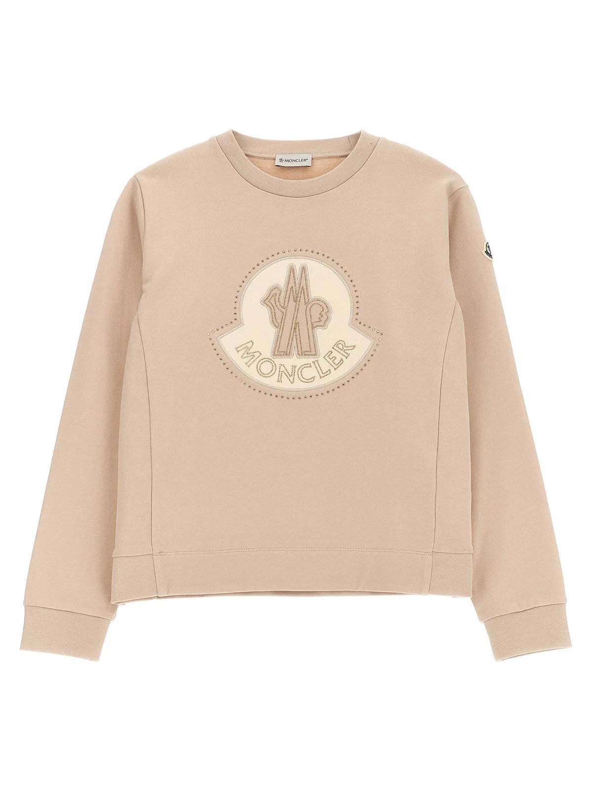 Moncler Enfant Rhinestone Logo Sweatshirt