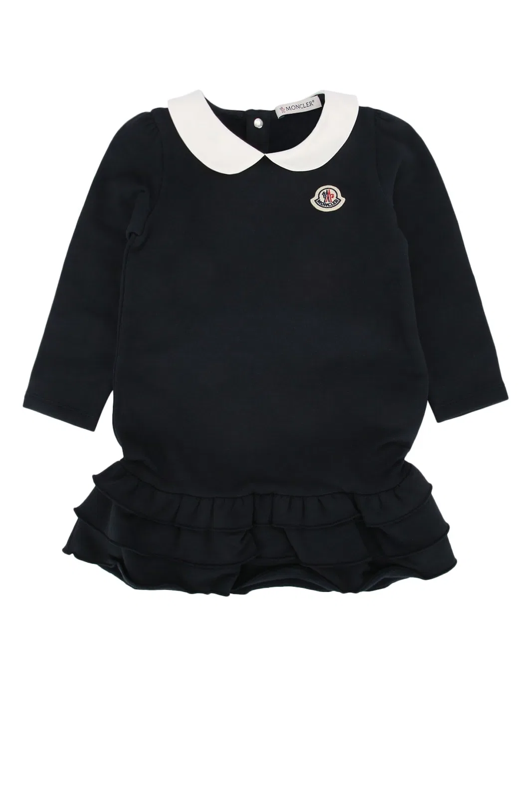 Moncler Kids Moncler Piqué Cotton Dress