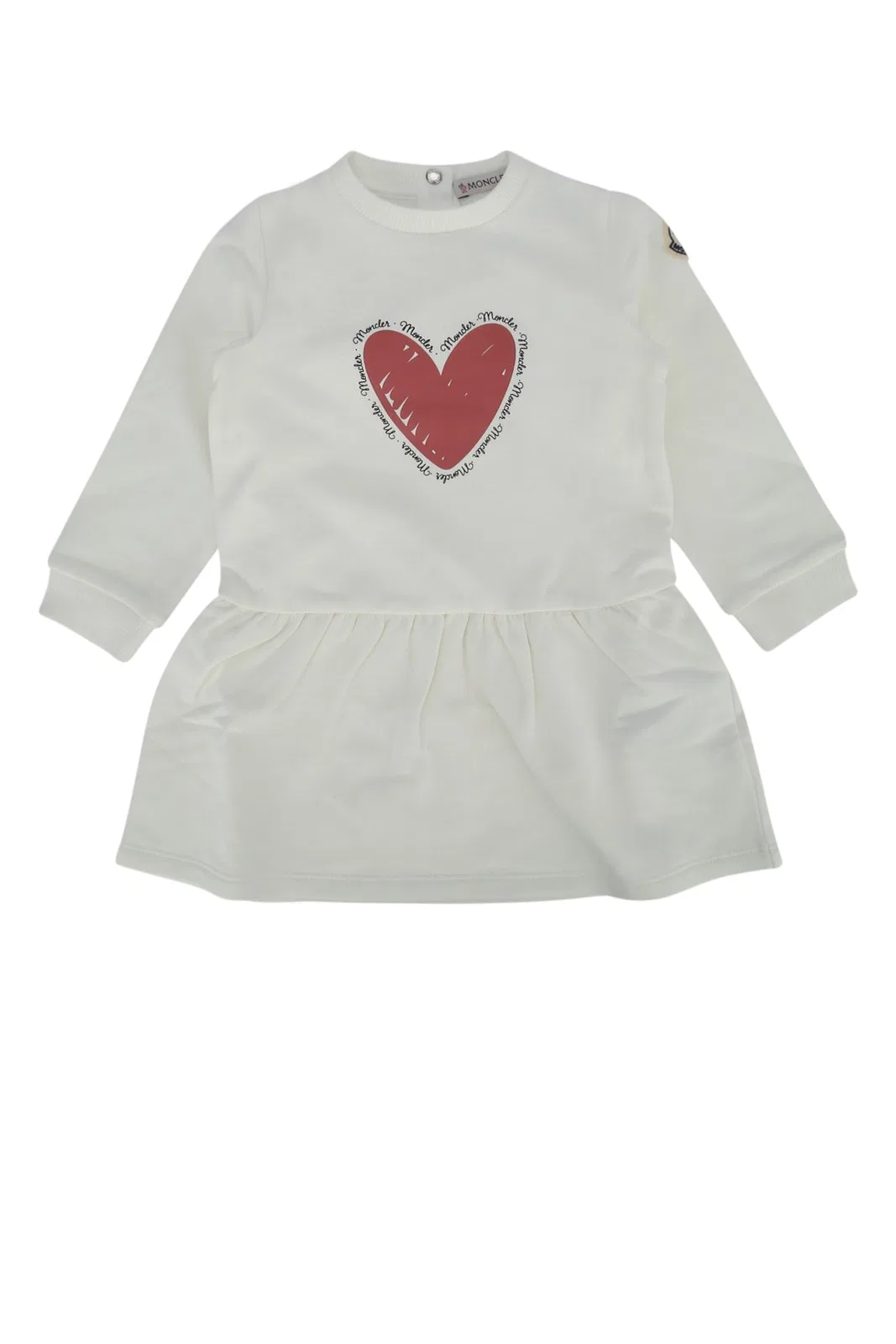 Moncler Kids Moncler Piqué Cotton Dress