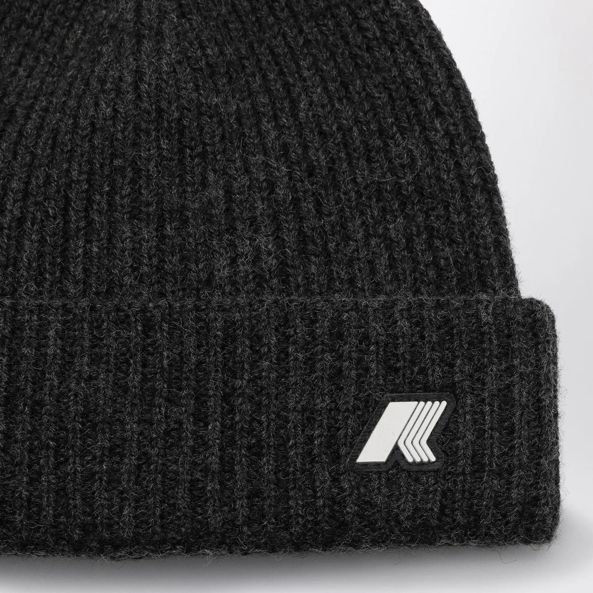 K-Way Brice Black Wool Bonnet