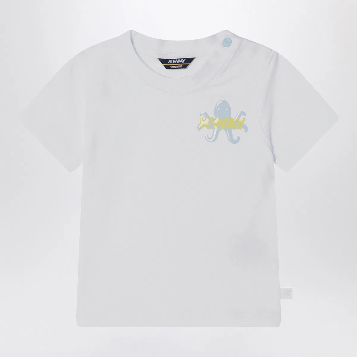K-Way White Pete Octopus T-Shirt