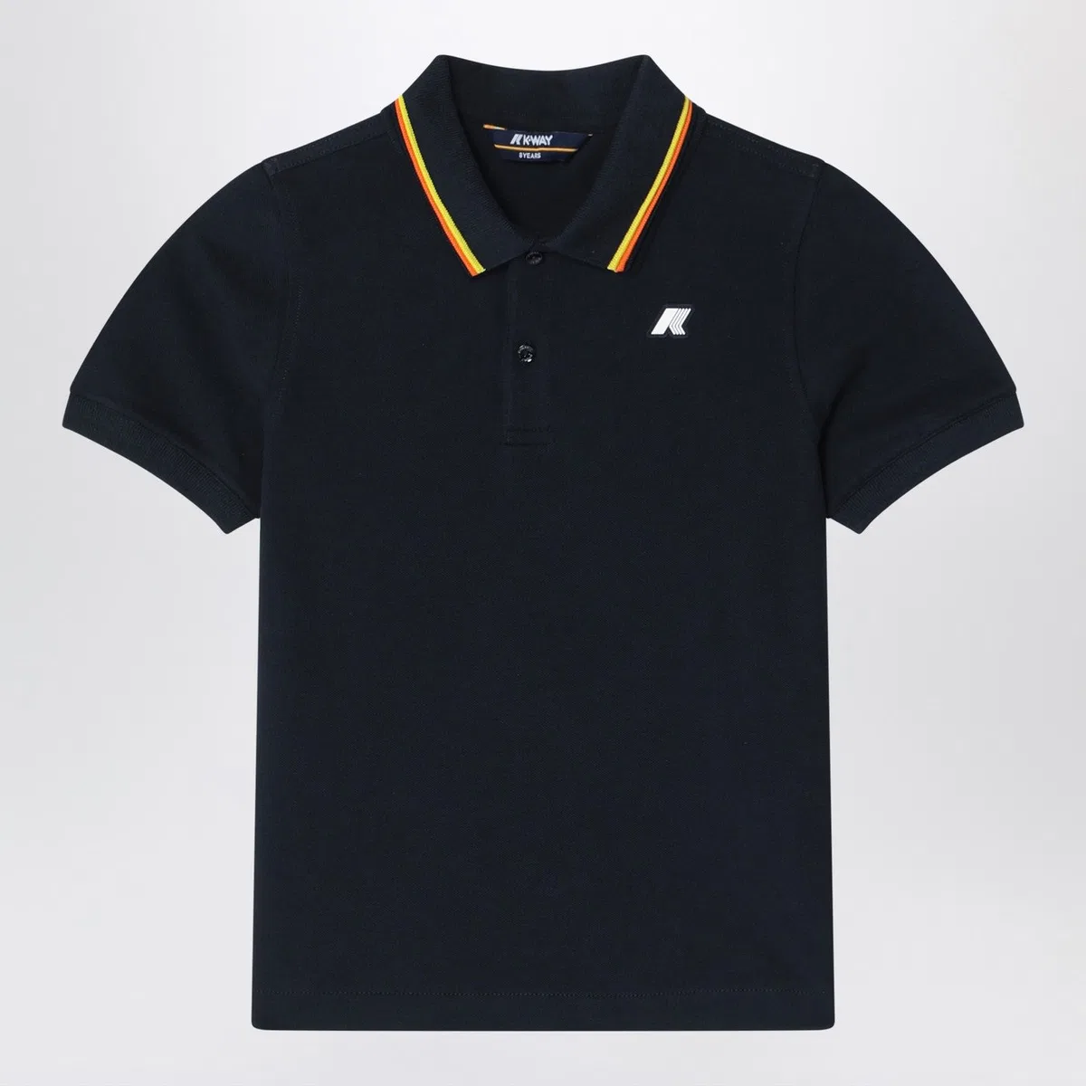 K-Way Jude Blue Polo In Cotton Piqué