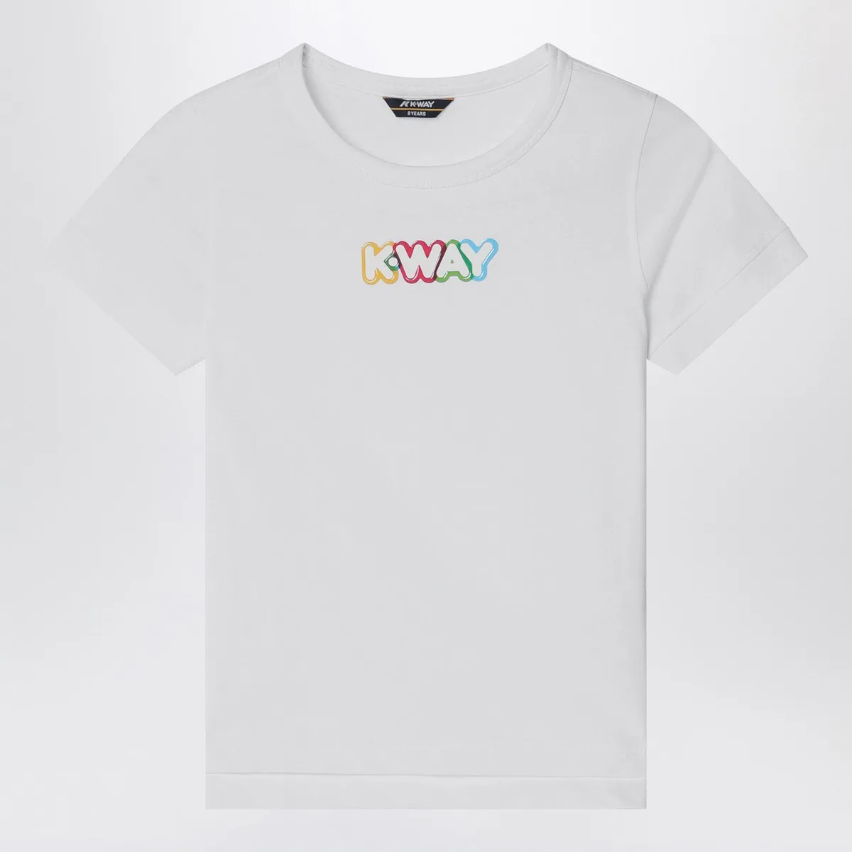 K-Way White Emel T-Shirt With Logo