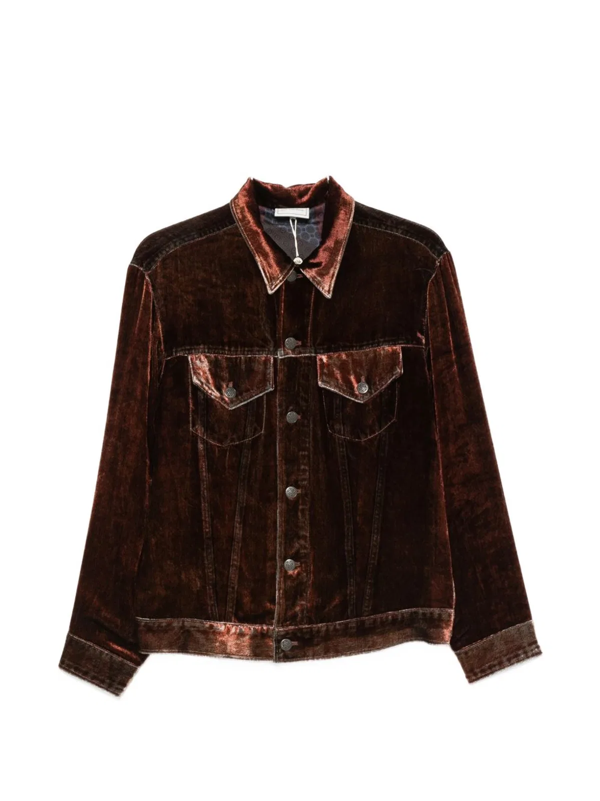 Pierre Louis Mascia Velvet Effect Buttoned Shirt