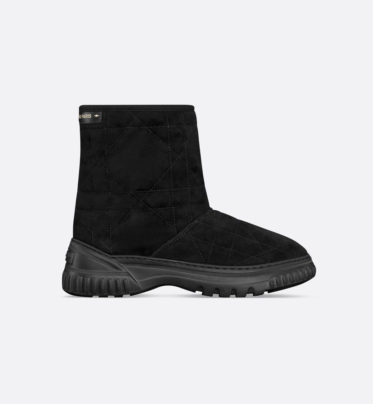 Dior Black Leather Snow Boots