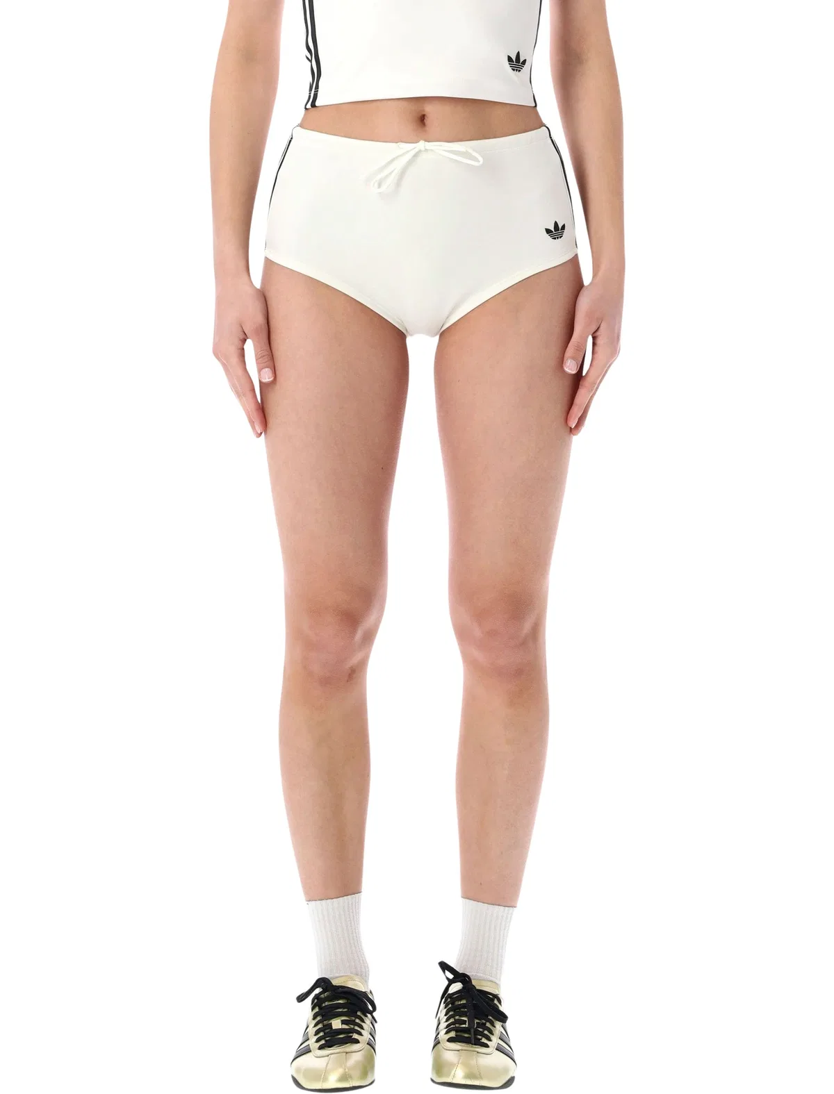 Adidas Originals White Sport Tight Shorts