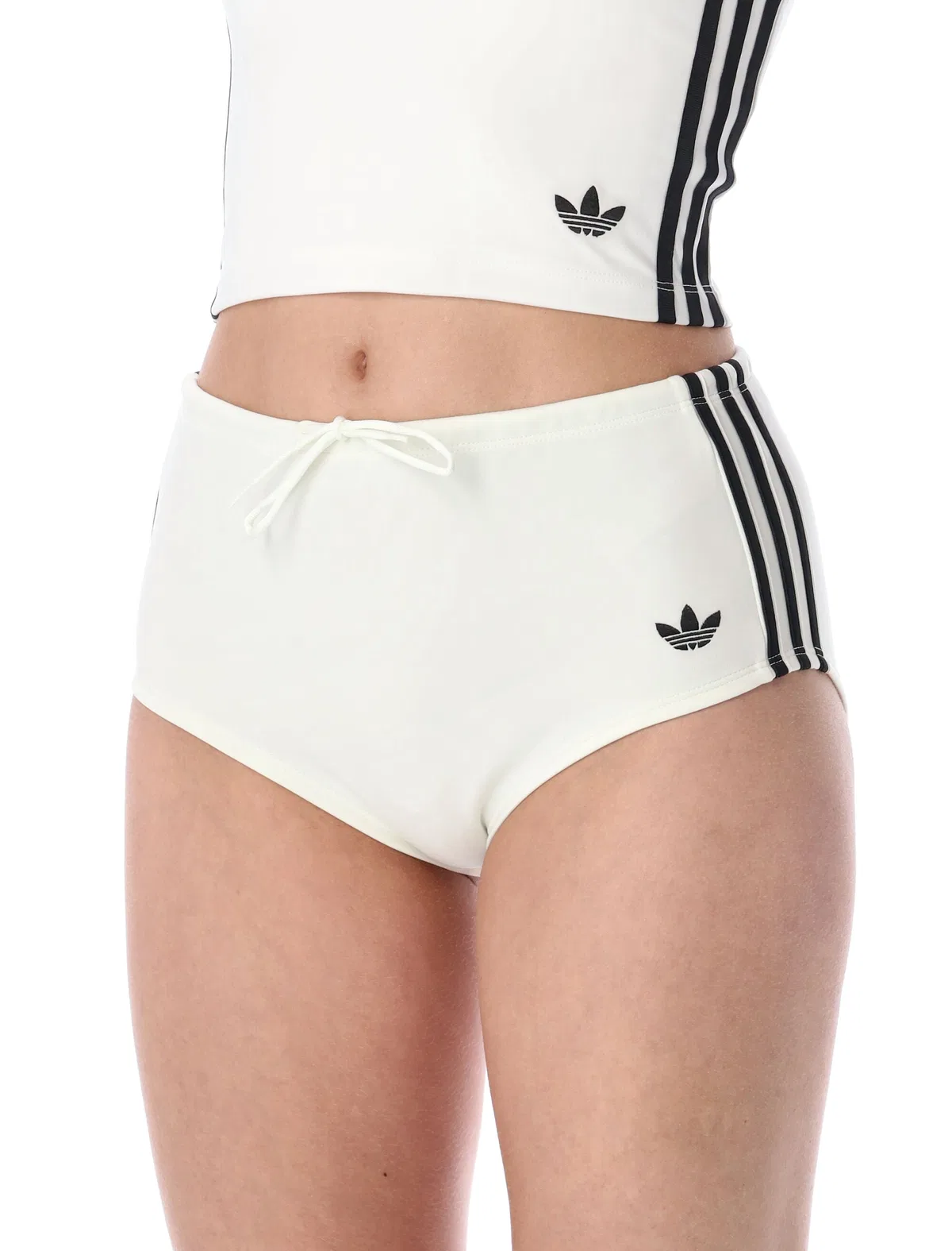 Adidas Originals White Sport Tight Shorts
