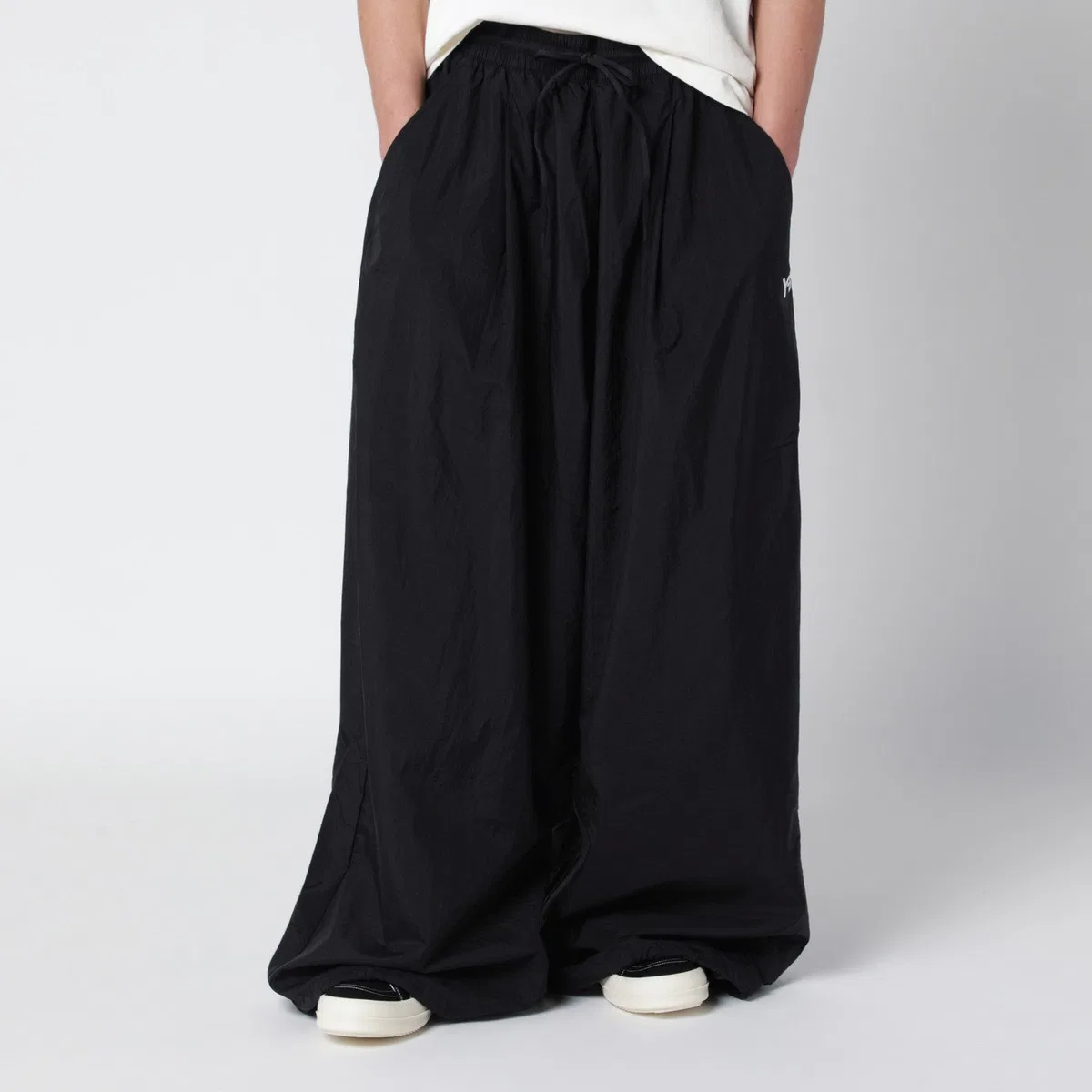 Adidas Y-3 Wide 3-Stripes Raw Edge Trousers