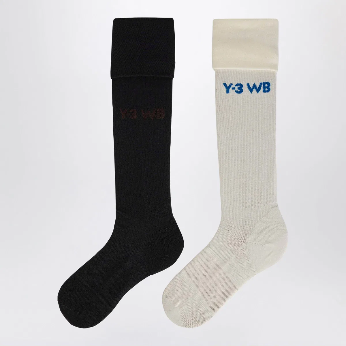 adidas by Wales Bonner Y-3 Set Of Two White And Black Socks