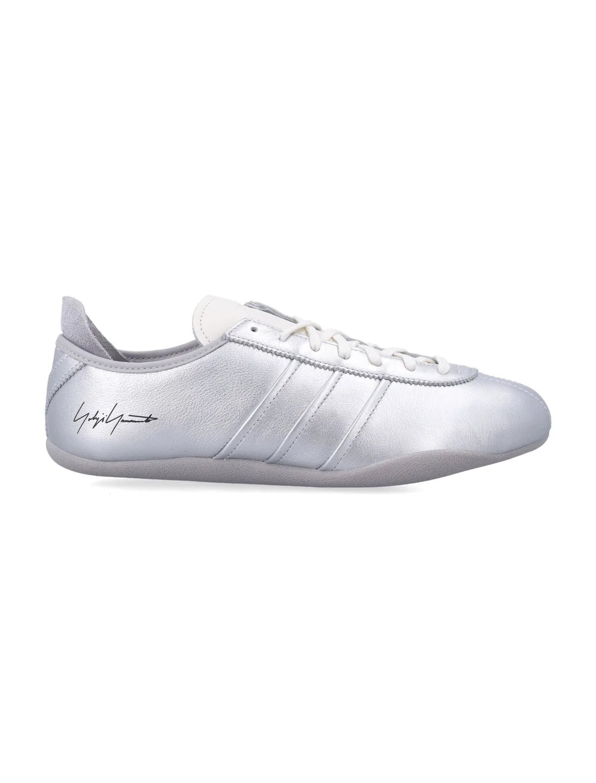 Y-3 Tokyo Silver Leather Sneakers