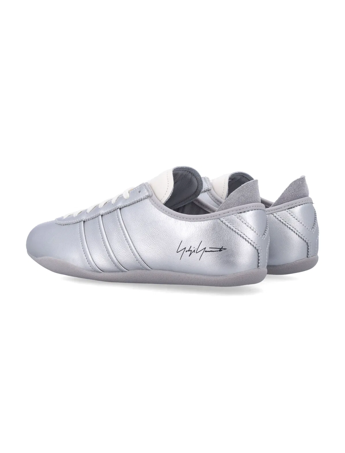 Y-3 Tokyo Silver Leather Sneakers