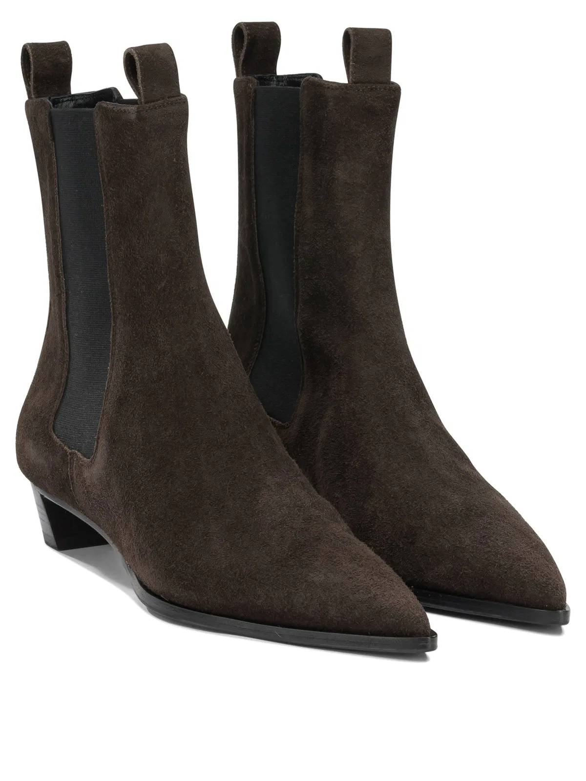 Aeyde Kiki Brown Suede Leather Leather Rubber 