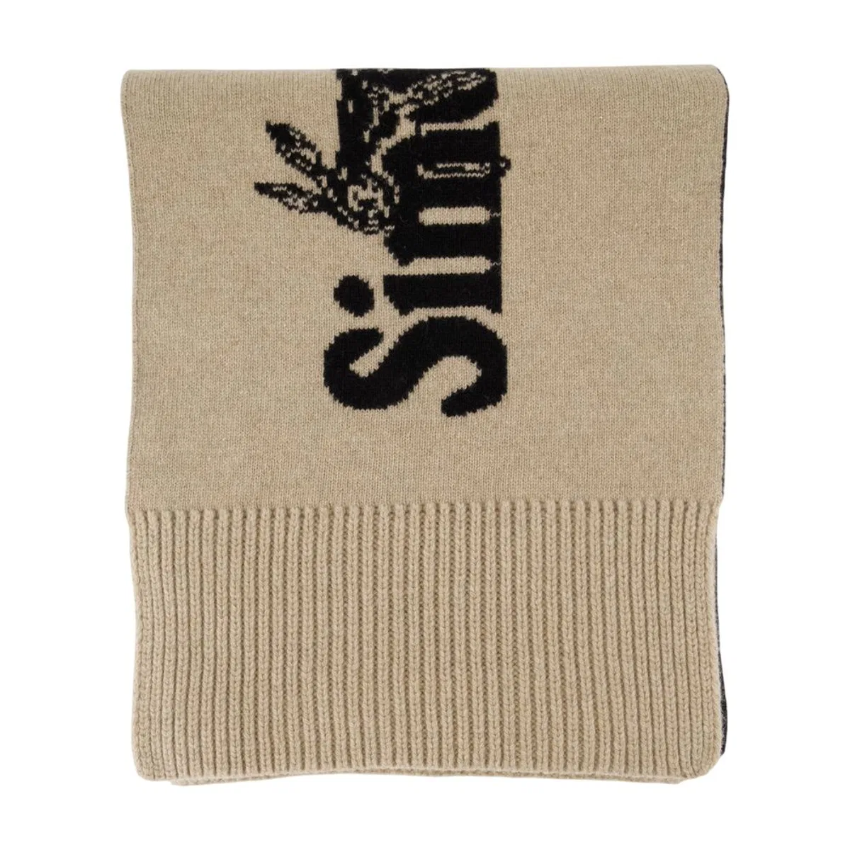 Simone Rocha Beaded Logo Scarf