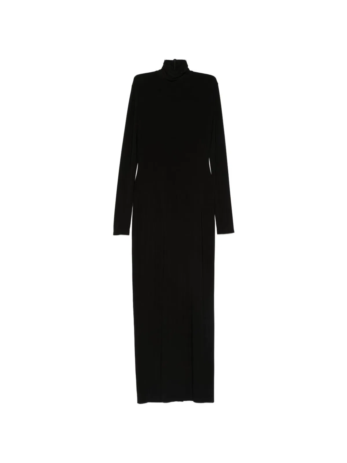 Norma Kamali Turtle-Neck Long Dress