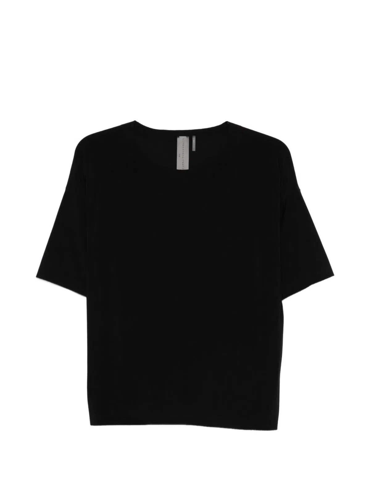 Norma Kamali Black Polyester-Blend T-Shirt