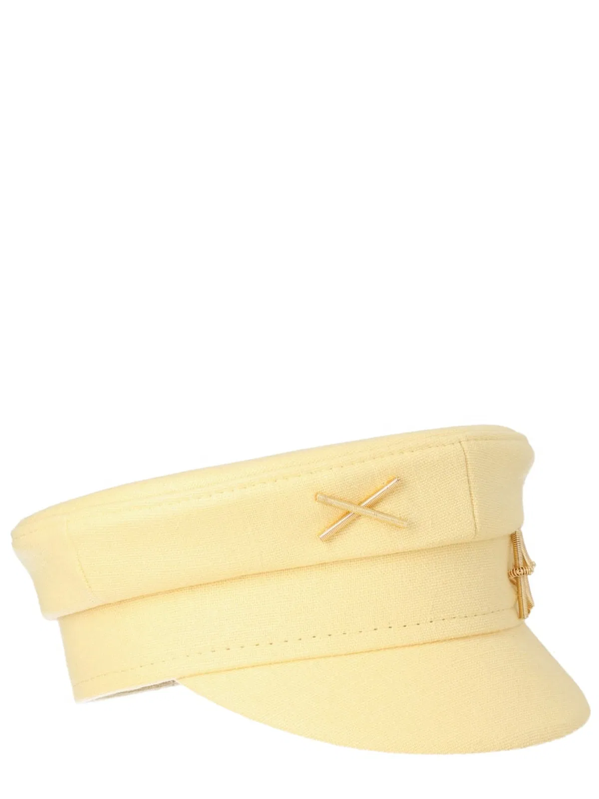 Ruslan Baginskiy Yellow Linen Hat
