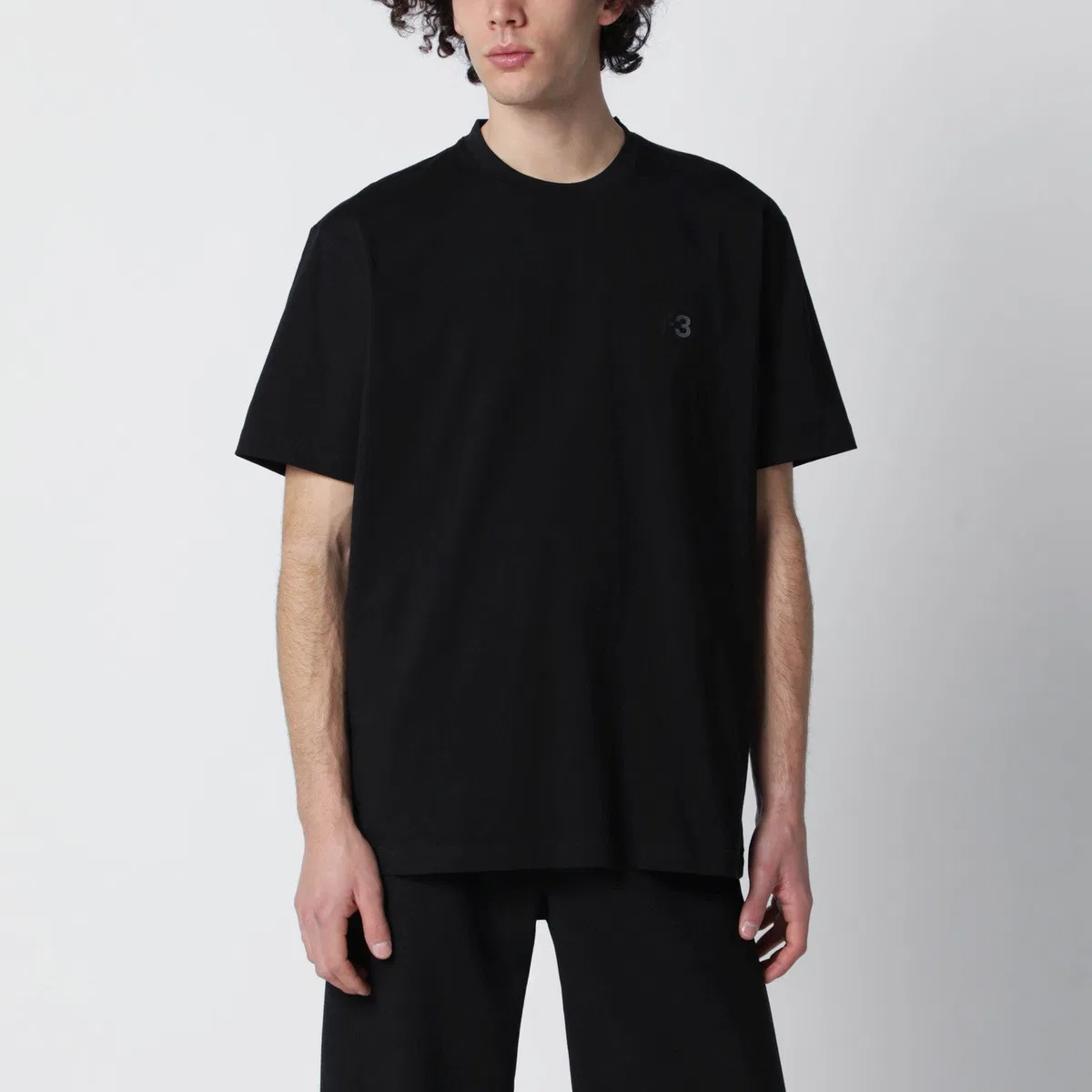 Adidas Y-3 Black T-Shirt With Logo