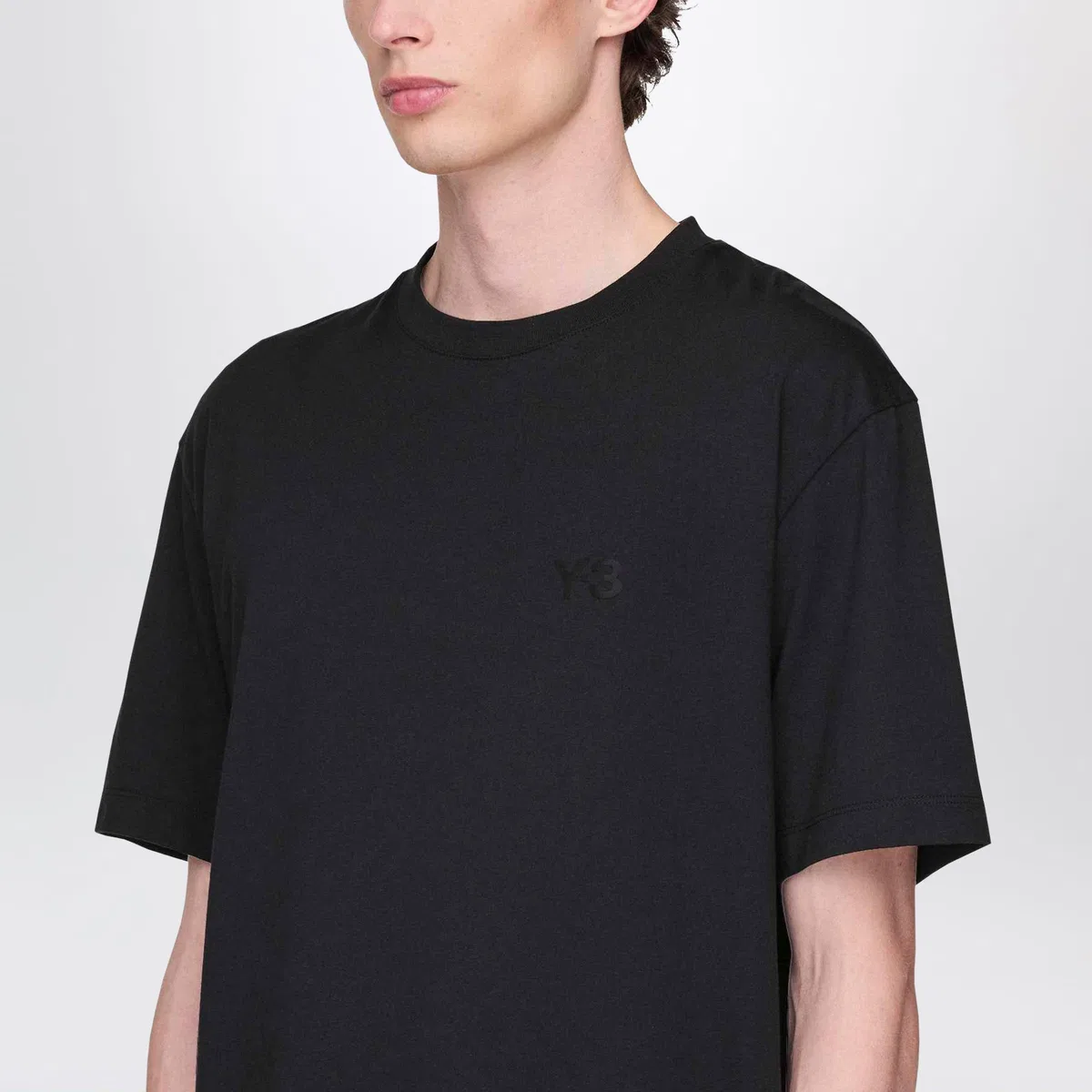 Adidas Y-3 Black T-Shirt With Logo