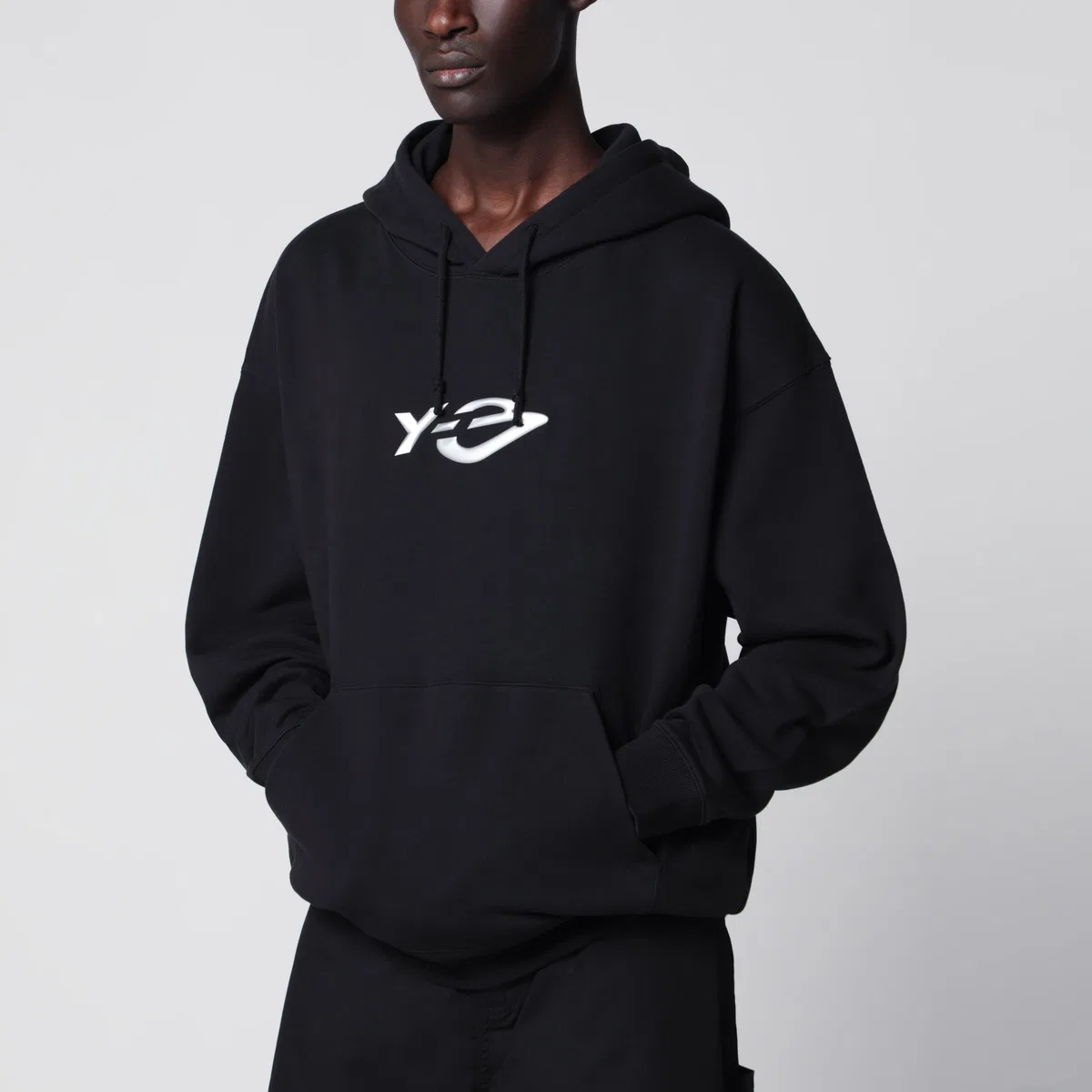 Adidas Y-3 Y-3 French Terry Hoodie In Black With Li