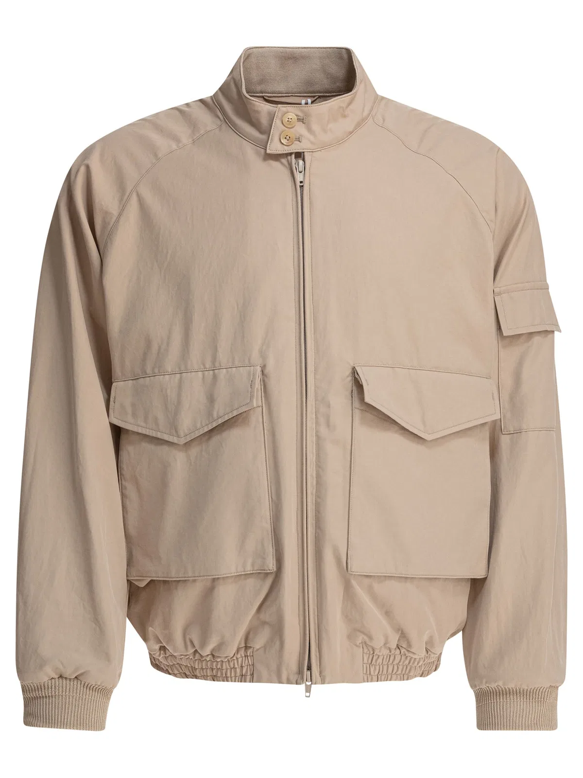 Kaptain Sunshine Beige Cotton Jacket