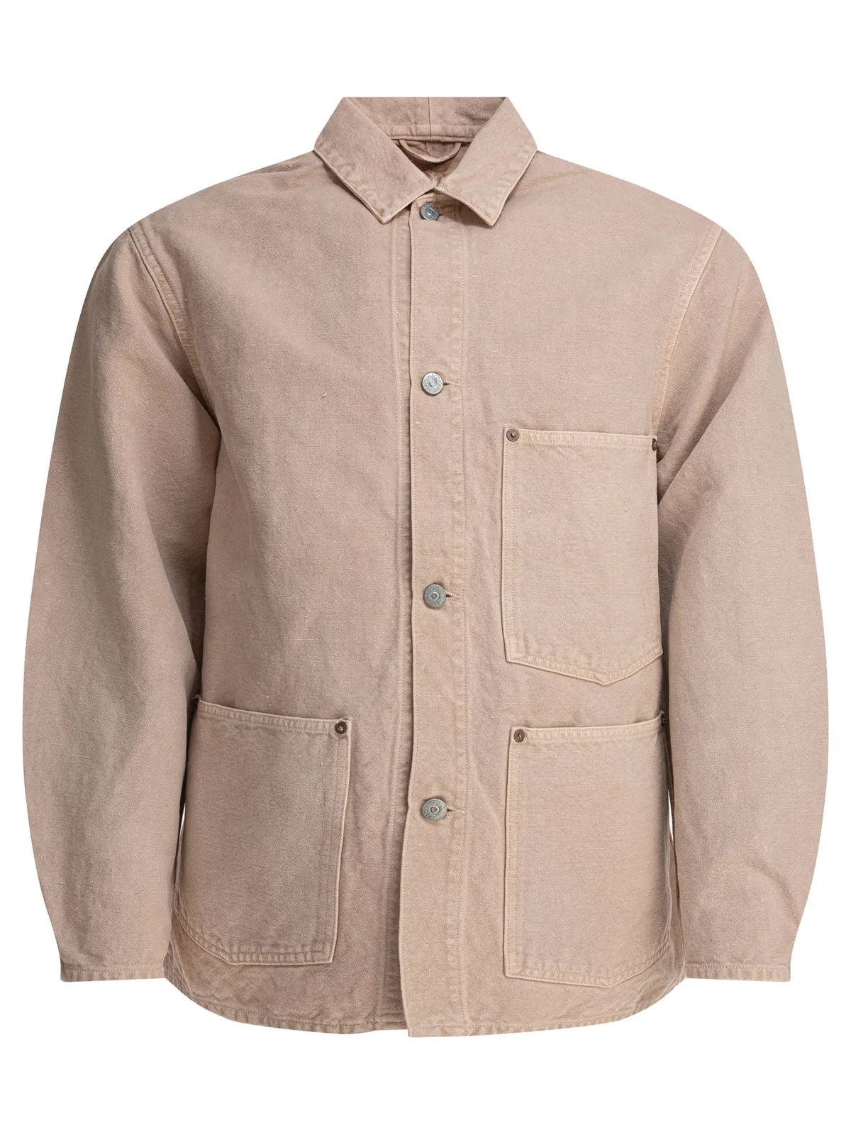 Kaptain Sunshine Beige Cotton Hemp Jacket