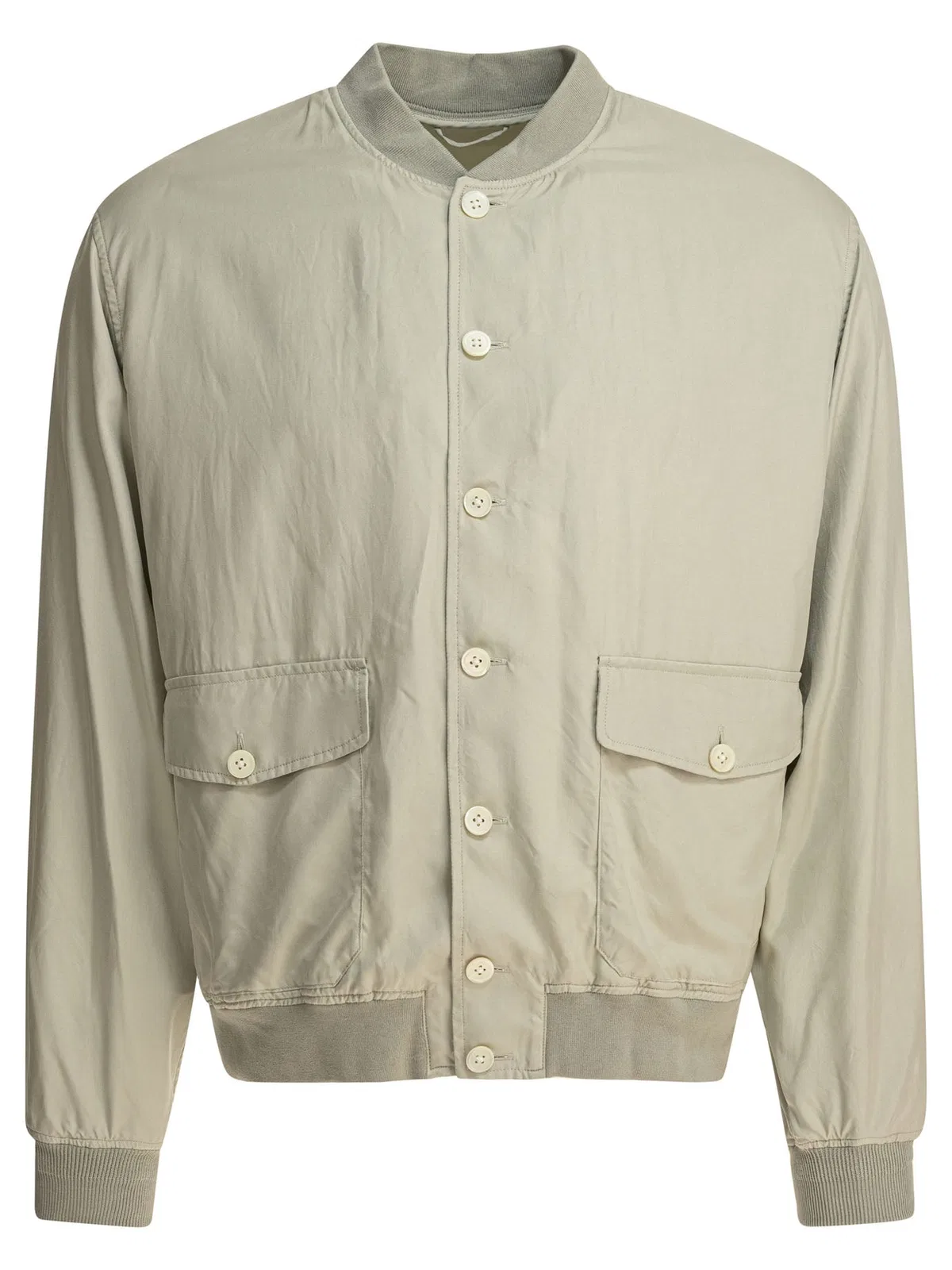 Kaptain Sunshine Grey Silk Jacket