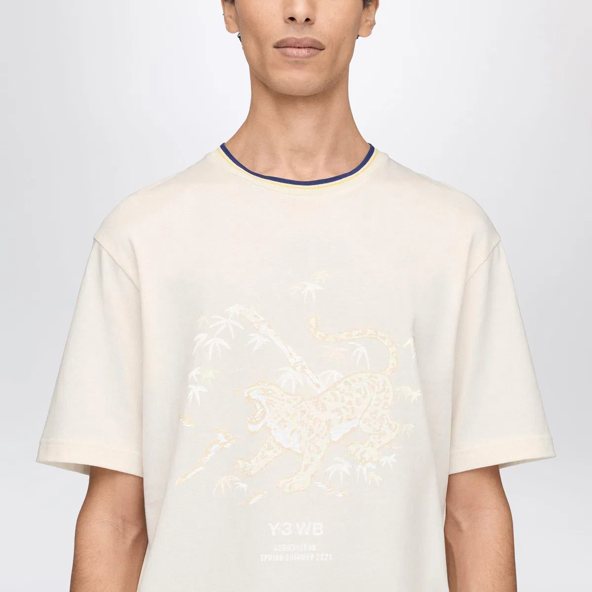 adidas by Wales Bonner Y-3 Ivory Cotton Jersey T-Shirt