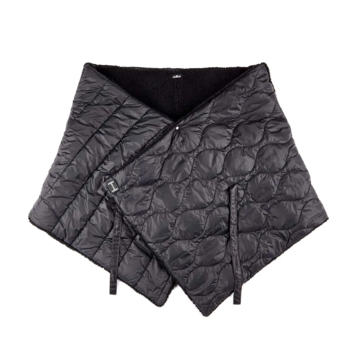Hogan Sciarpa Trapunte Nylon+Orsetto
