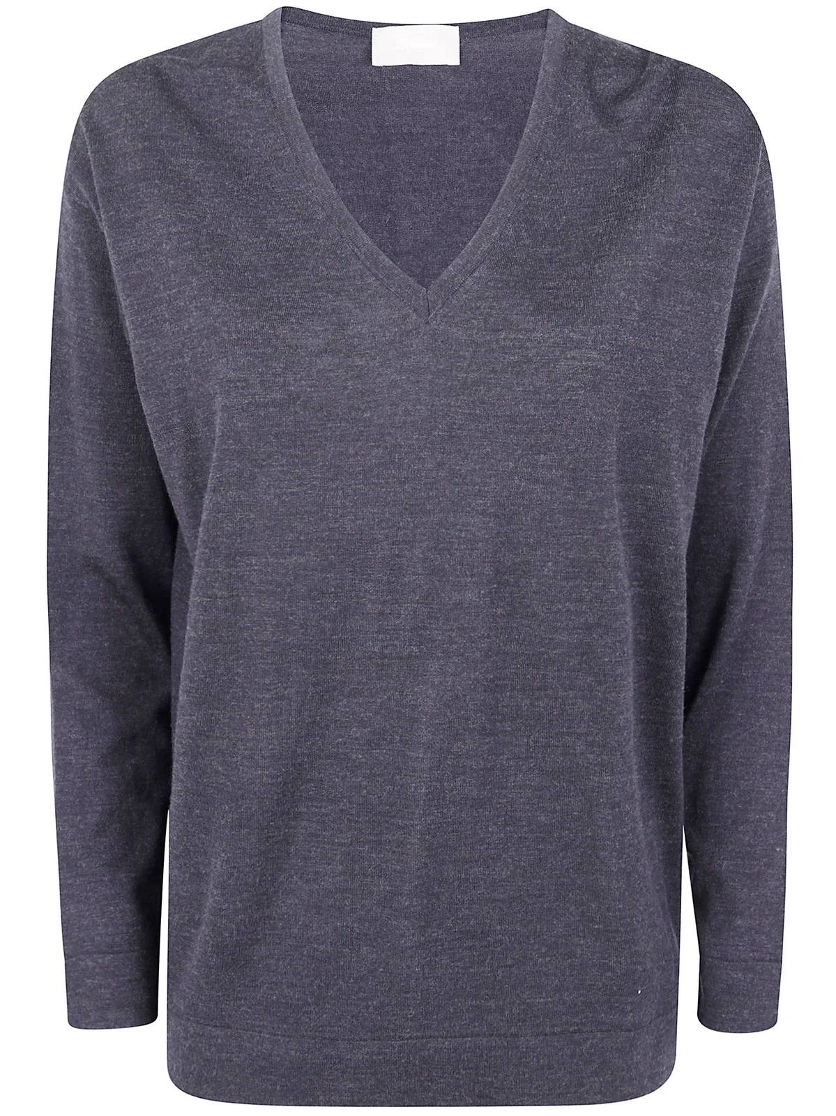 Drumohr Long Sleeve V-Neck Extrafine Sweater