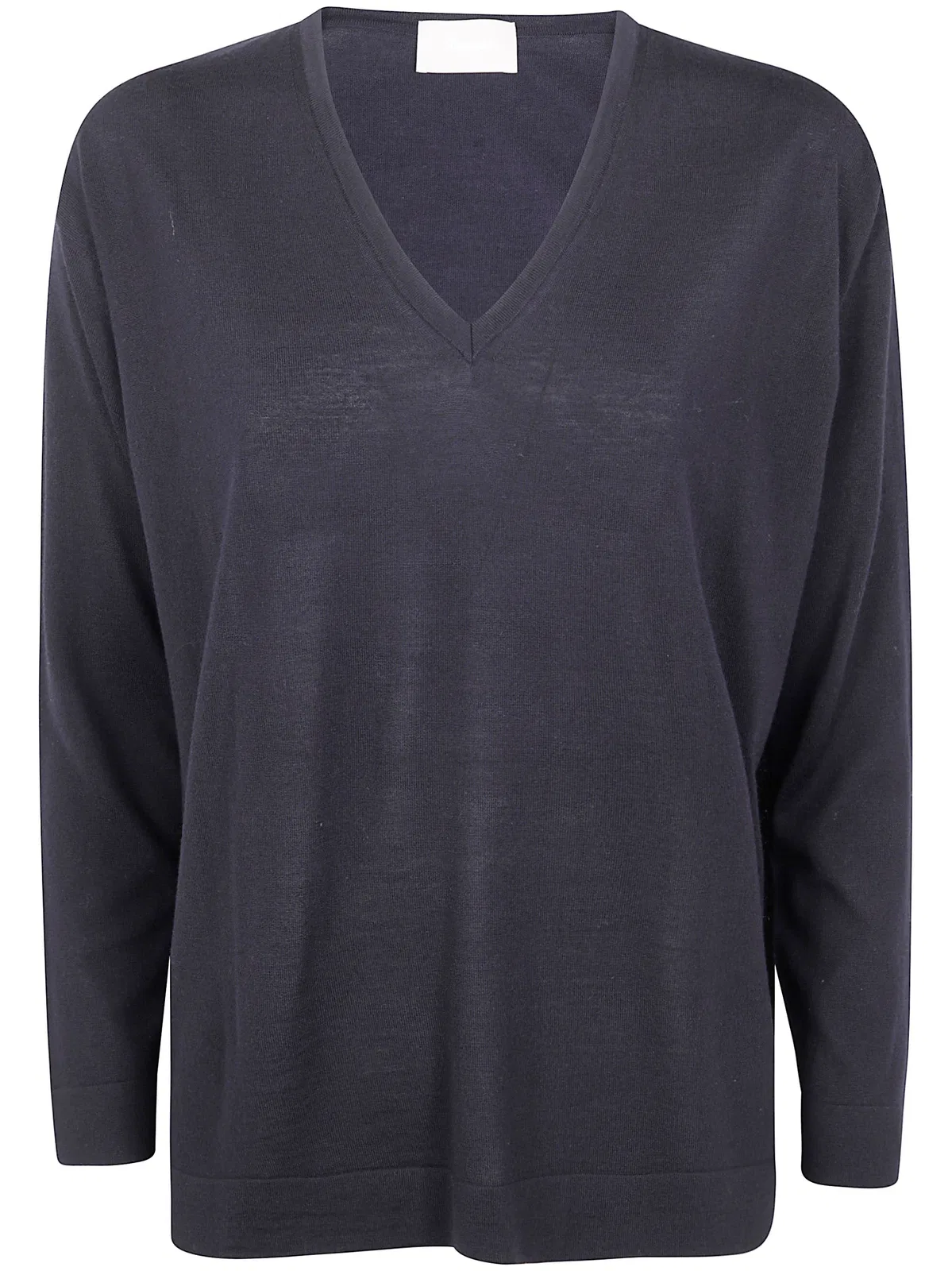 Drumohr Long Sleeve V-Neck Extrafine Sweater
