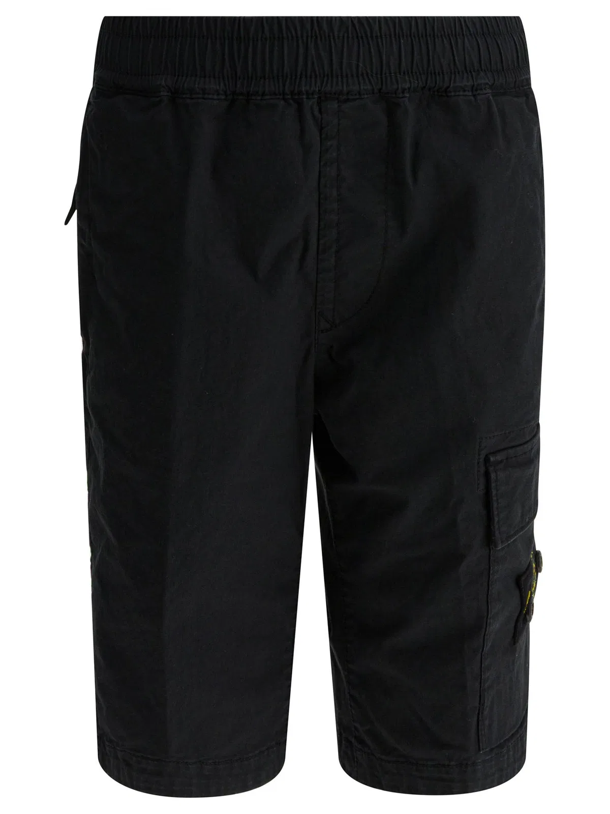 Stone Island Kids Blue Cotton Shorts