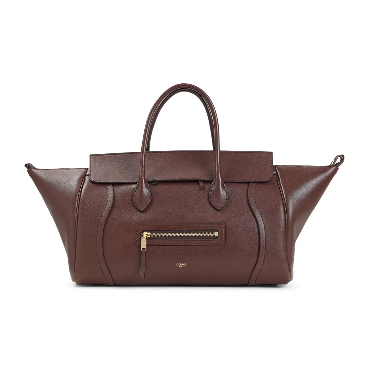 Celine Brown Medium New Luggage Bag