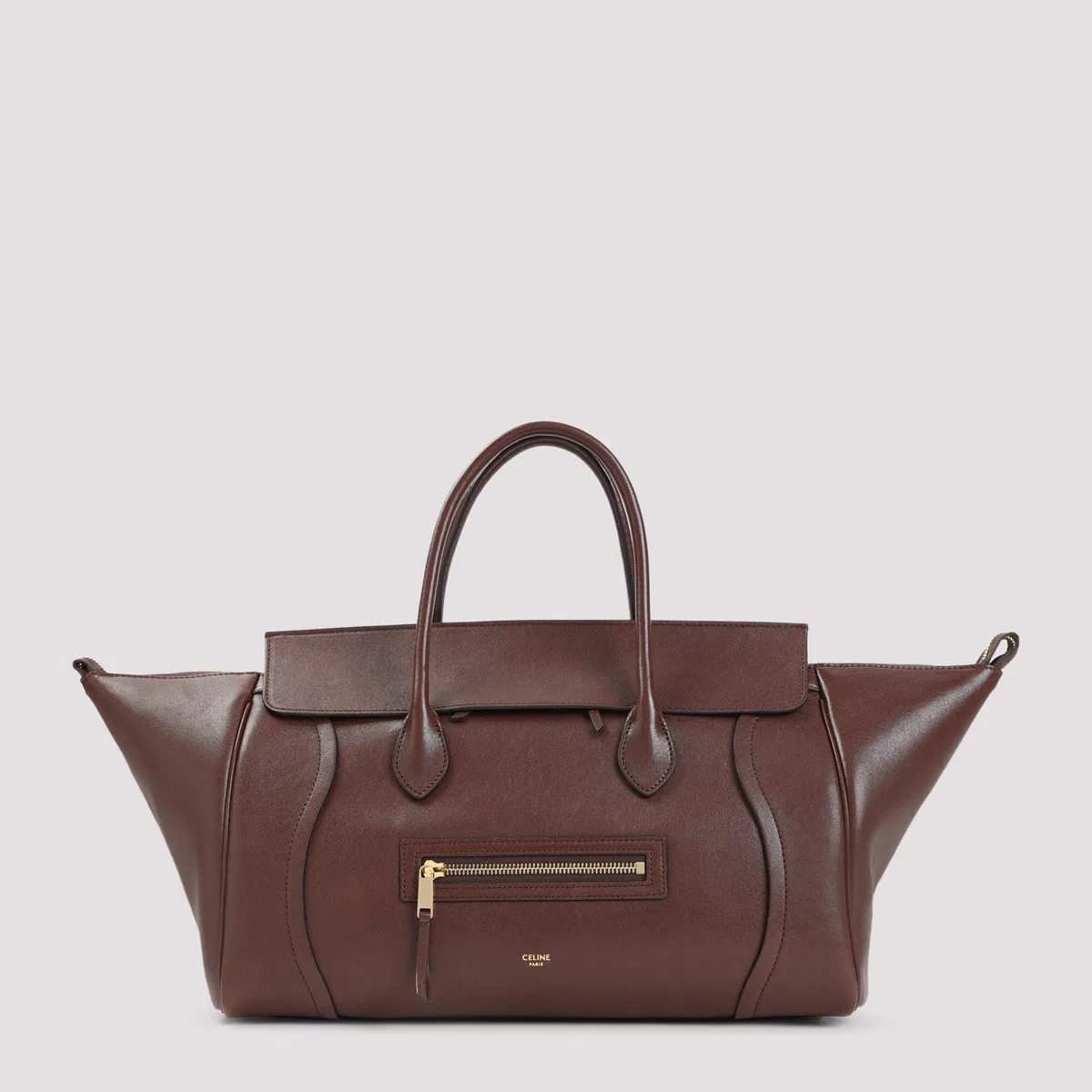 Celine Brown Medium New Luggage Bag