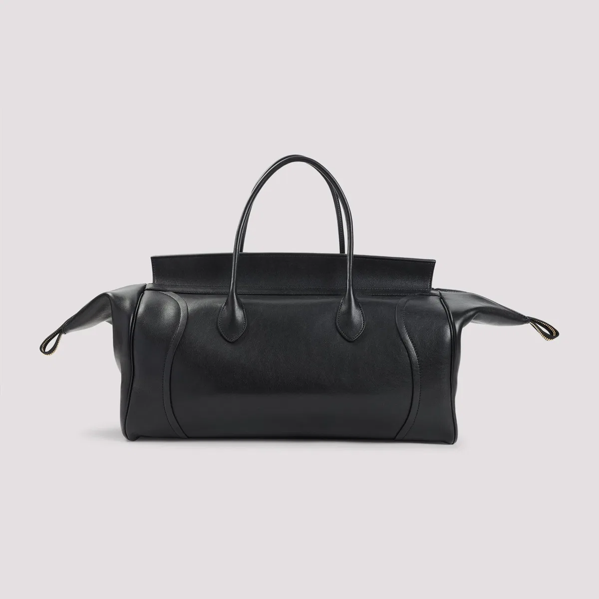 Celine Black Large New Luggage Lamb Leather Han