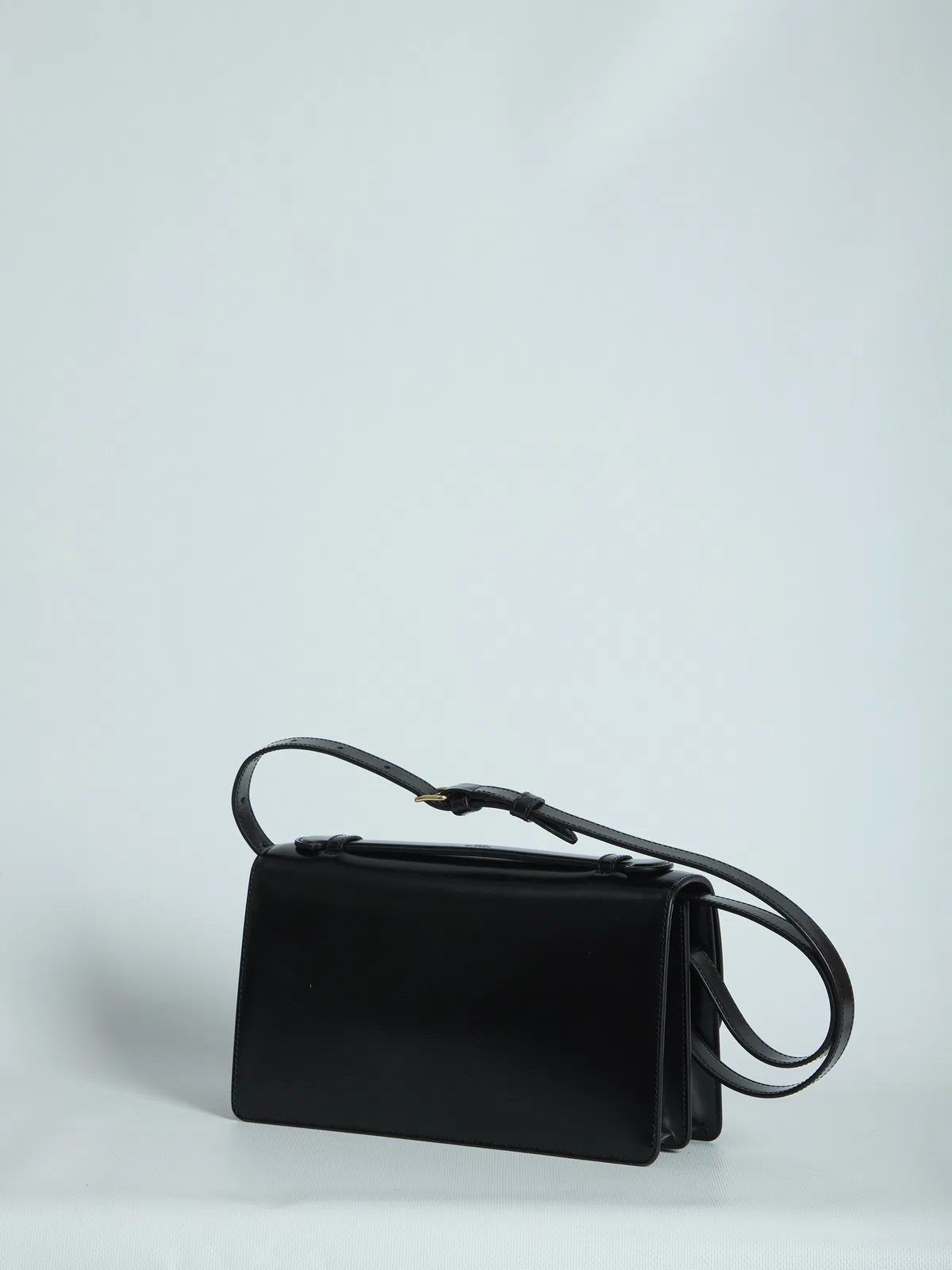 Celine Black Triomphe Medium Folio