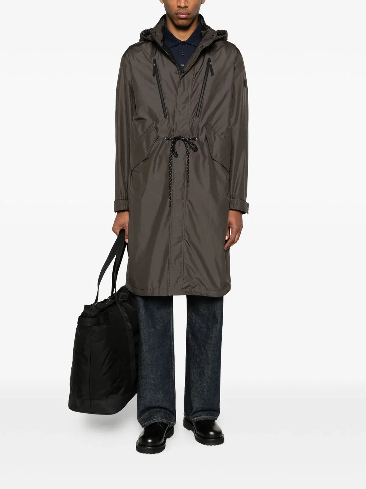 Moncler Aliso Long Polyamide Parka