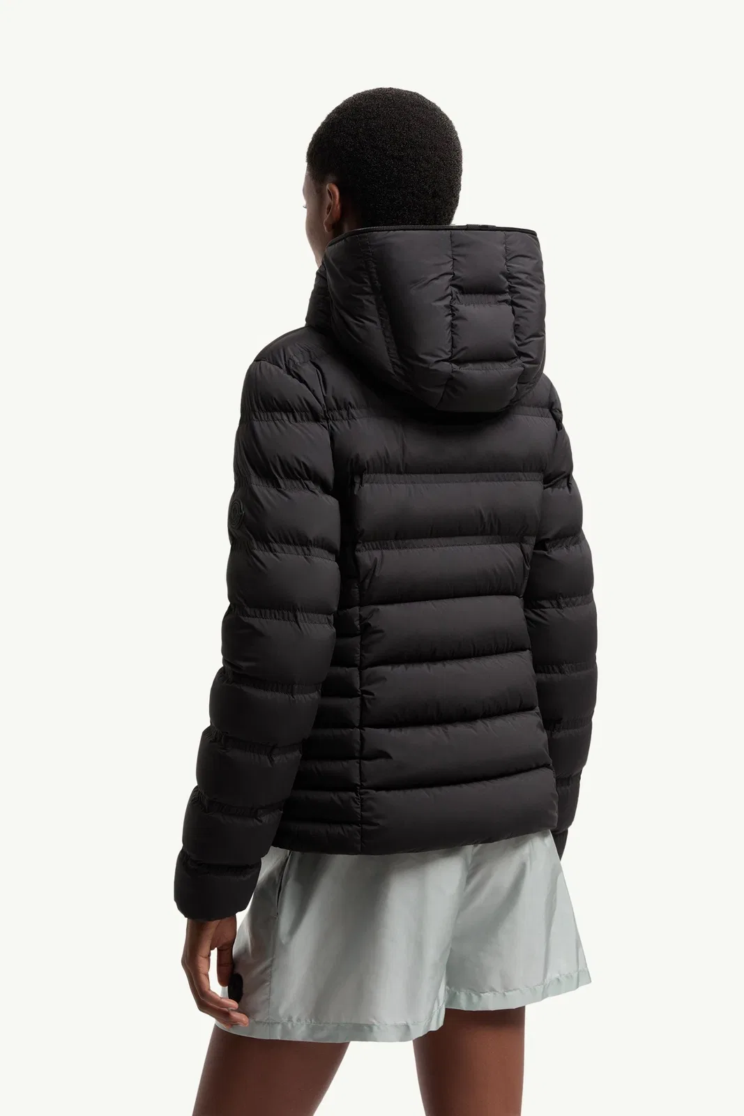 Moncler Alete Short Down Jacket With Hood
