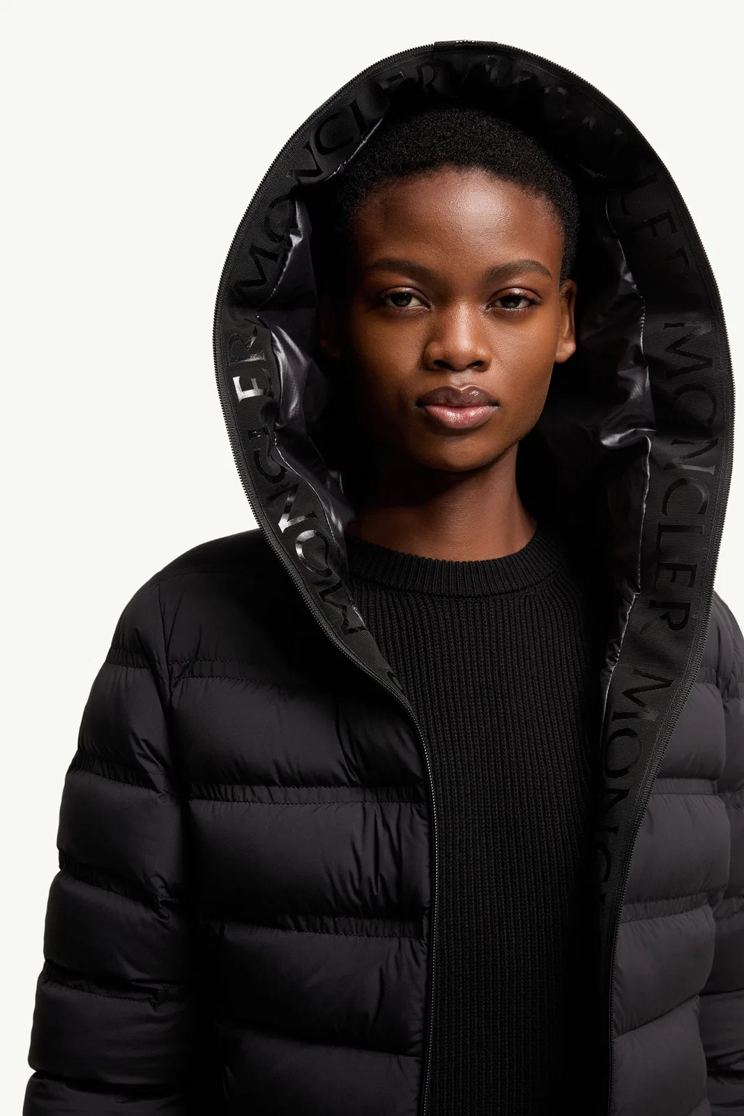 Moncler Alete Short Down Jacket With Hood