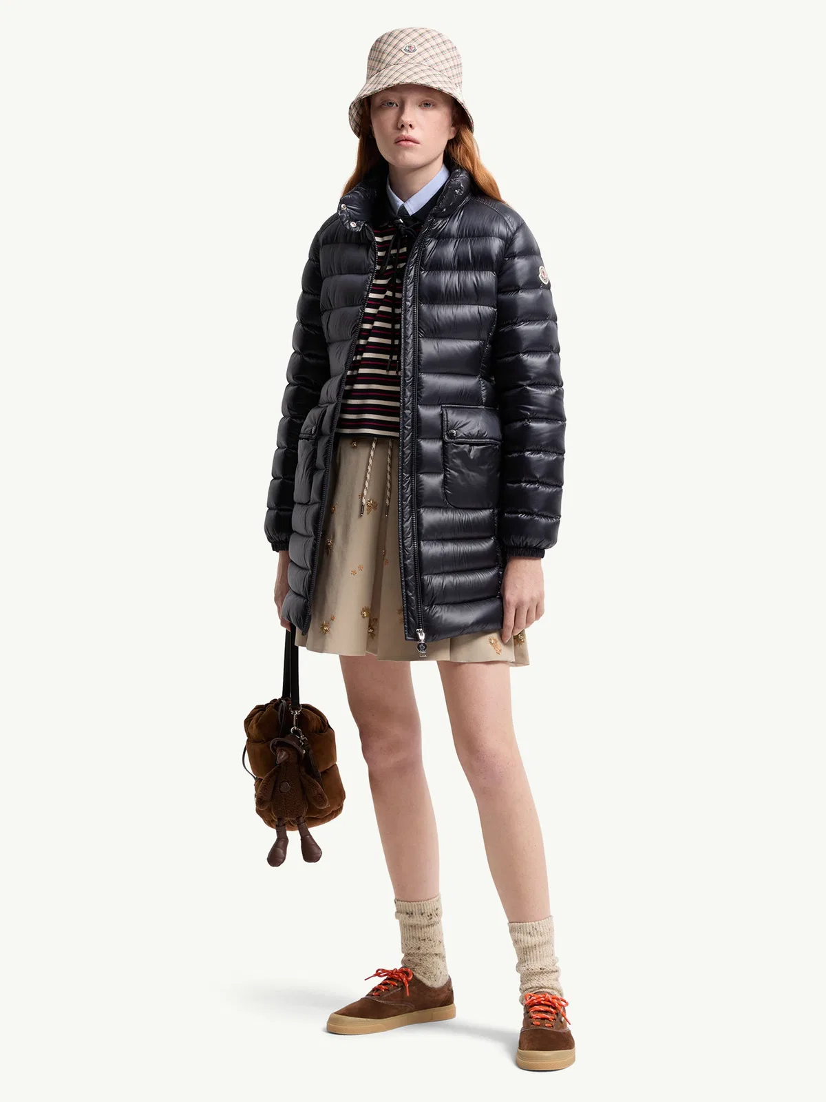 Moncler Genet Long Down Jacket