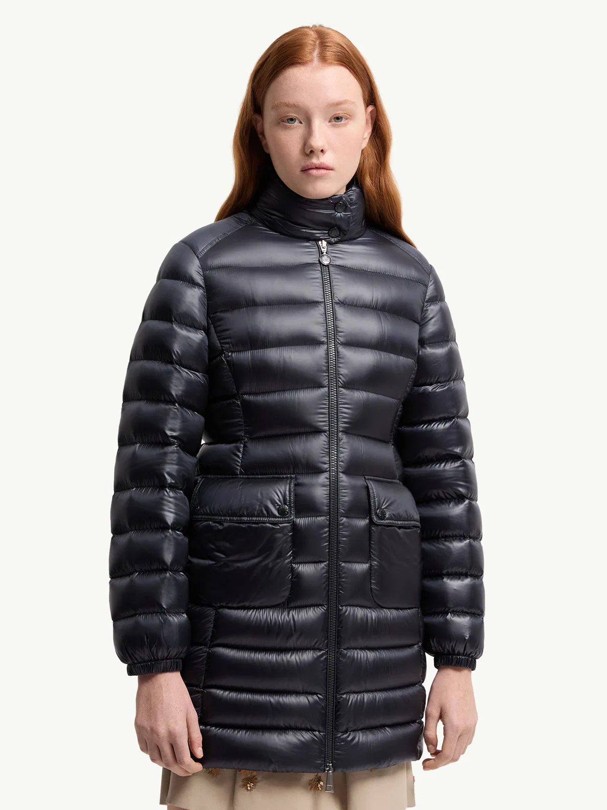 Moncler Genet Long Down Jacket