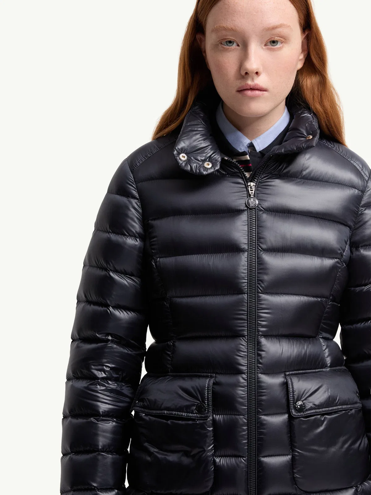 Moncler Genet Long Down Jacket