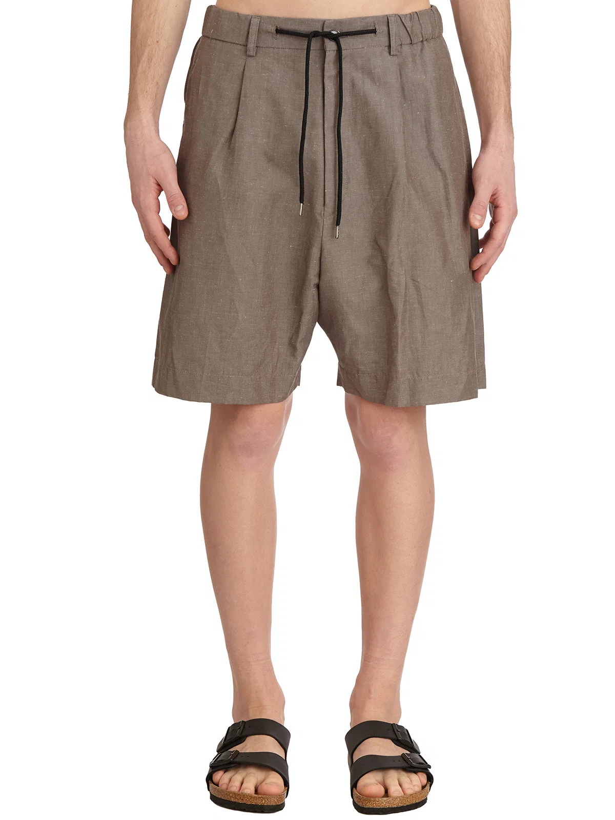 Danilo Paura Ake Cotton And Linen Bermuda Shorts