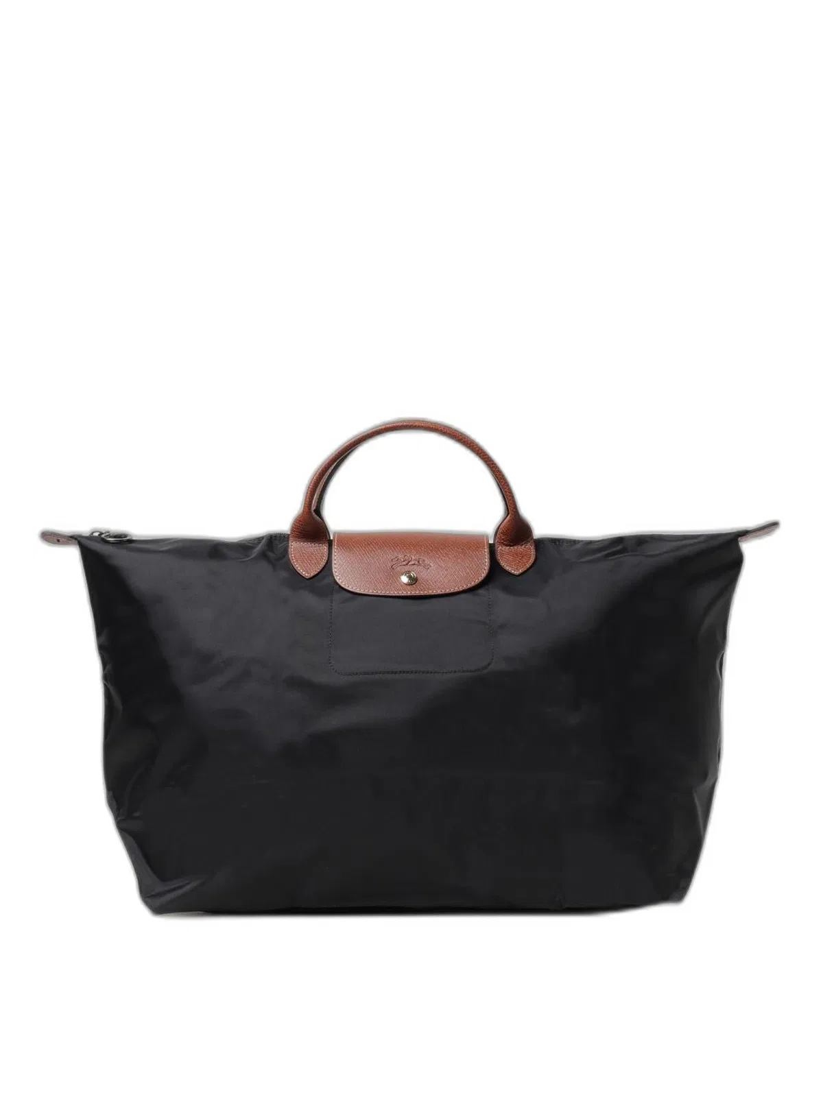 Longchamp Black Travel Bag Le Pliage Original L