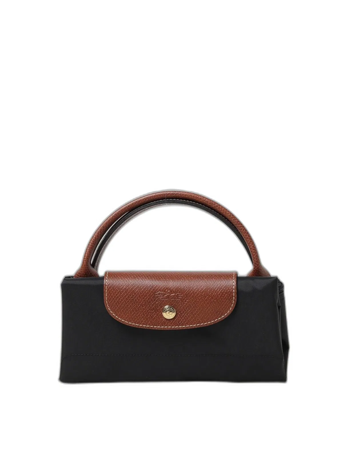Longchamp Black Travel Bag Le Pliage Original L