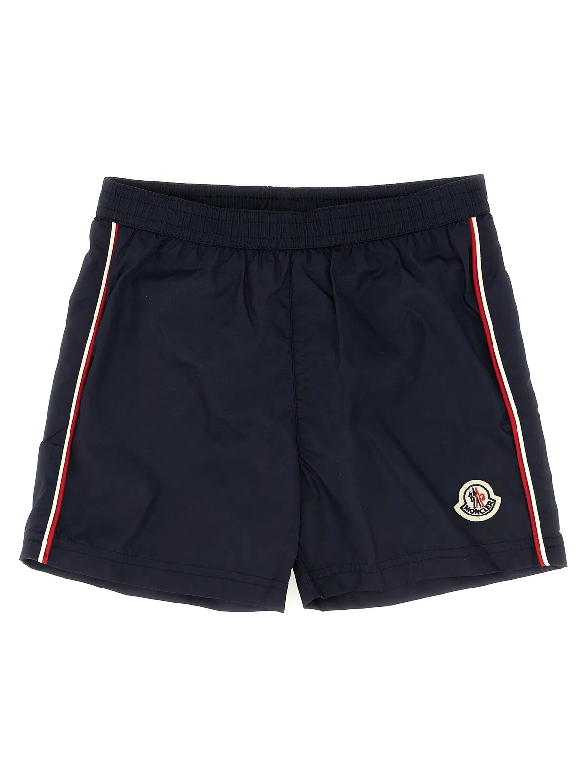 Moncler Enfant Tricolor Piping Swimsuit